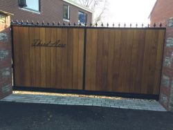 Driveway Wooden Gates 50 Gallery