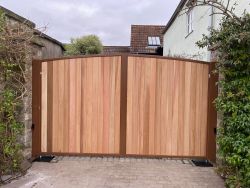 Driveway Wooden Gates 66 Gallery