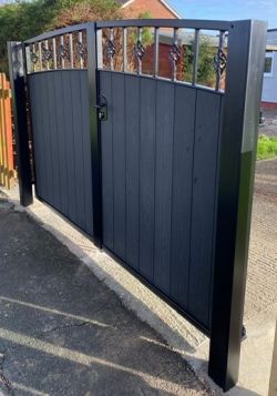 Swing gate black manual 3a Gallery