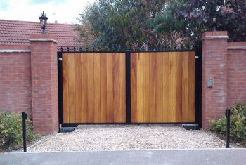 Victorian wooden gate