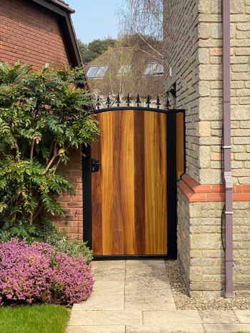 Tall Pedestrian Wooden Gate 1